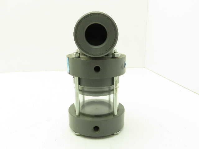 Plast-o-matic EA100V 1" Shutoff Valve Double Action Pneumatic Powered