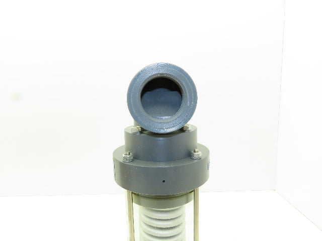 Plast-o-matic ES150LV-NC 1-1/2" NPT Pneumatic Shutoff Valve Spring Return NC