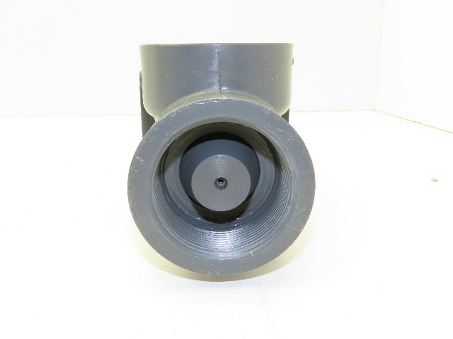 Plast-o-matic DA-200V-PV 2" Shutoff Valve PVC Double Action Pneumatic 2" NPT