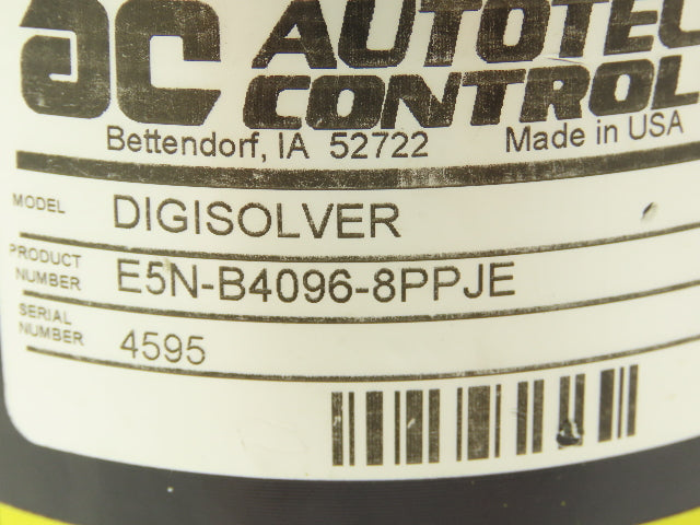 AC Auto Controls E5N-B4096-8PPJE Digisolver Absolute Digital Encoder Sz 40