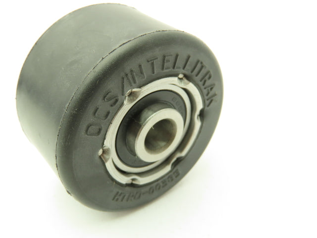 Black Rubber Pulley Roller Wheel 35x57mm Dia 10mm Ball Bearing Bore LOT OF 10