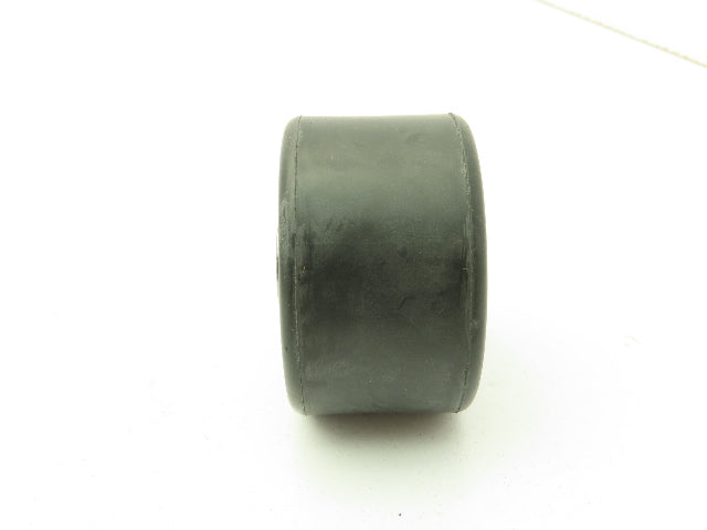 Black Rubber Pulley Roller Wheel 35x57mm Dia 10mm Ball Bearing Bore LOT OF 10