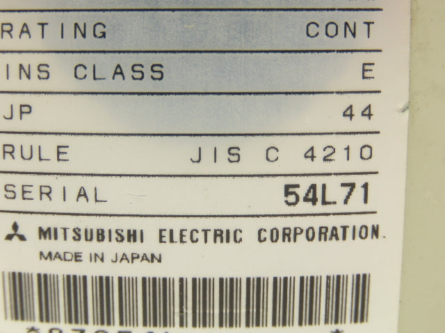 Mitsubishi GM-H Parallel Shaft Geared Motor 1:100 Ratio 0.4Kw 220V 3PH 18 RPM