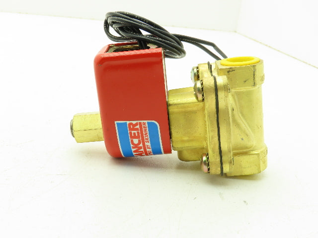 Lancer 2LB1HBG4125 2-Way Skinner Solenoid Valve 1/2"NPT N.O. 0-125psi 120v