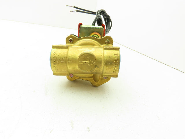 Lancer 2LE1HBG5052 2-Way Skinner Steam Solenoid Valve 3/4"NPT N.O. 0-50psi 120v