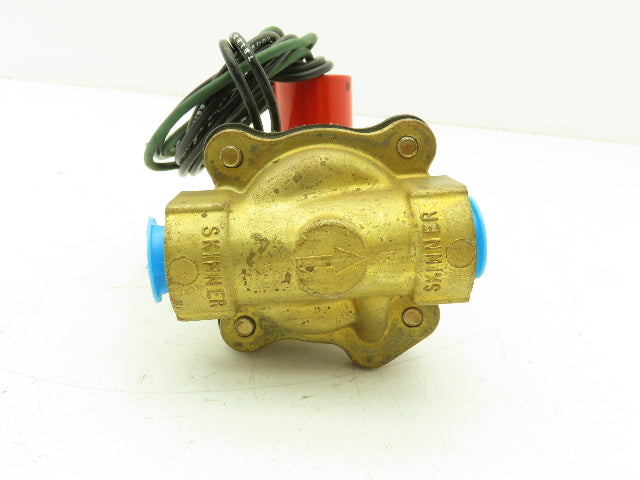 Lancer 4LB1HB3125N 2-Way Skinner Solenoid Valve 3/8" NPT N.O. 0-125psi 24VDC