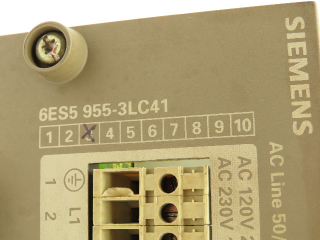 Siemens C98043-A1390-L5-03 Simatic S5 Power Supply 120/230V Input