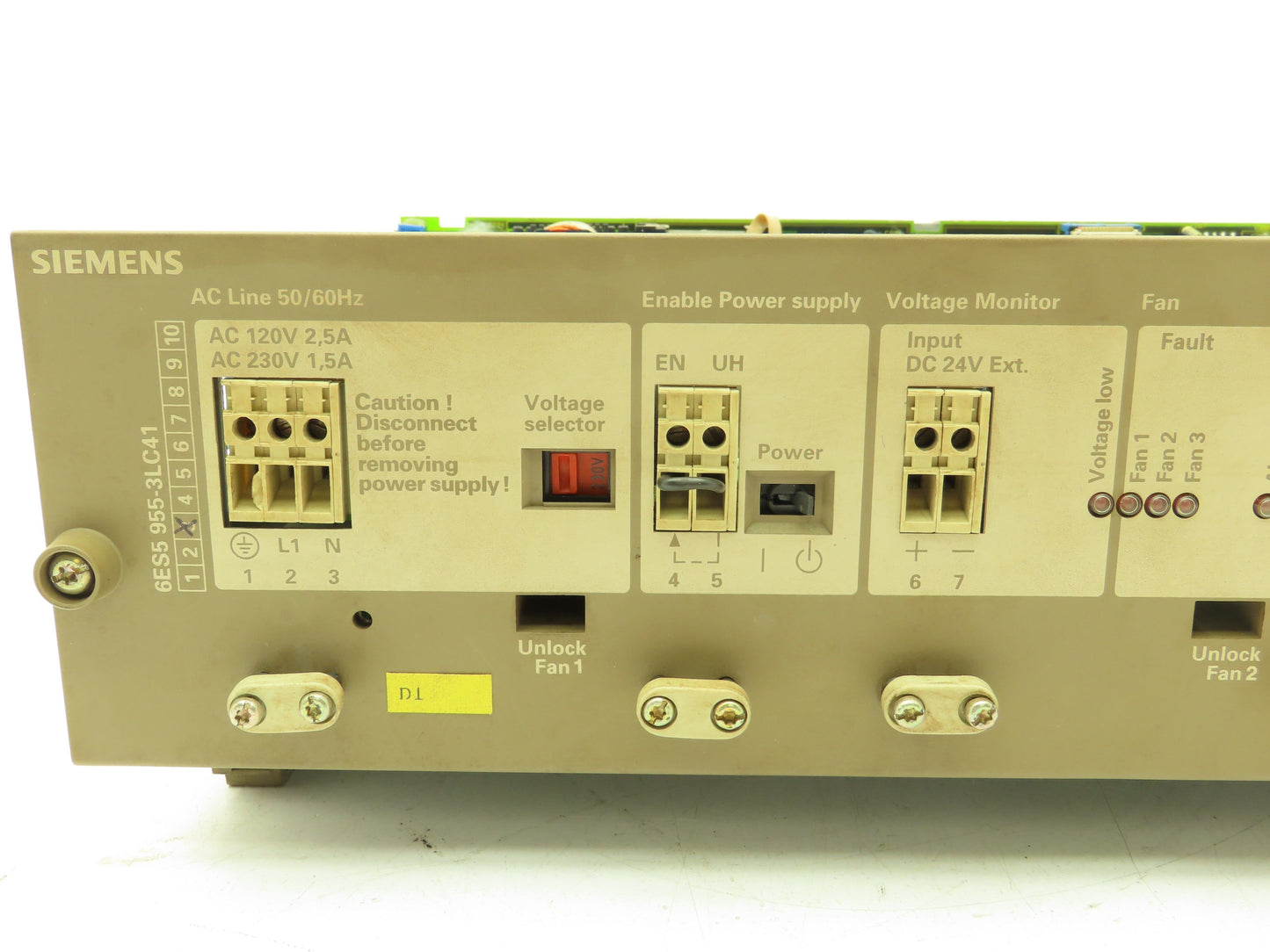 Siemens C98043-A1390-L5-03 Simatic S5 Power Supply 120/230V Input