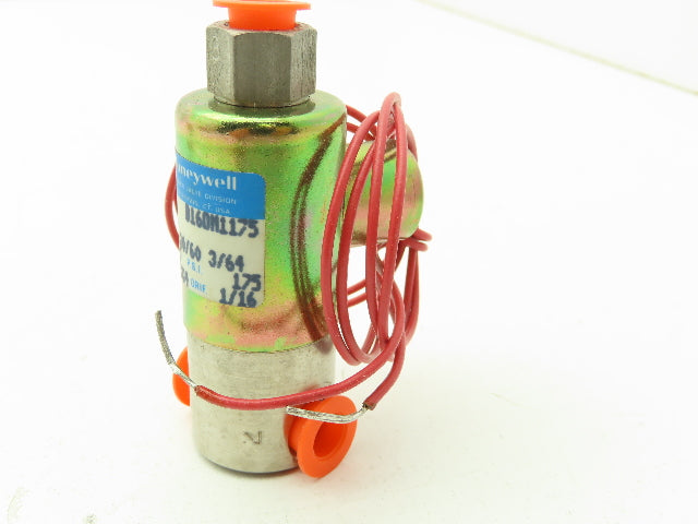 Honeywell Skinner B16DM1175 Directional Control Valve 3-Way 120VAC 175 PSI 1/8"