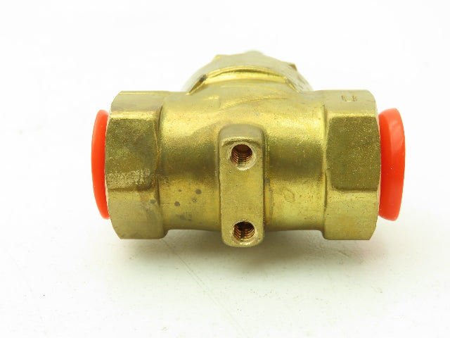 Honeywell Skinner 707N1 Brass Solenoid Valve 2-Way (NC) 3/8" NPT -No Coil