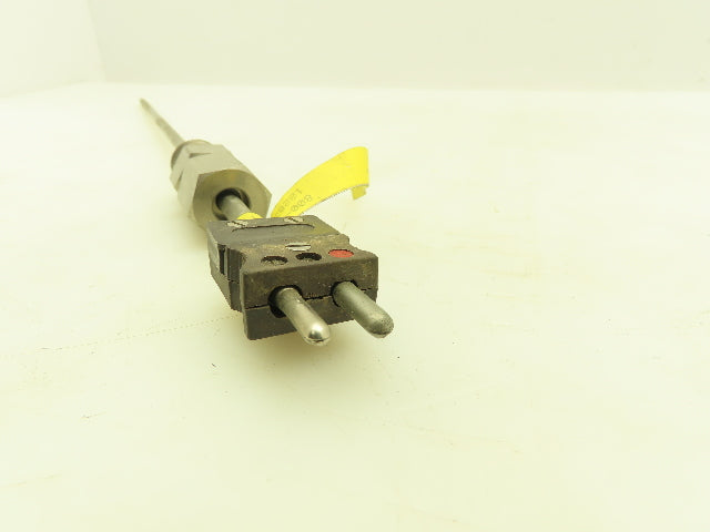 Lesman Instrument J48U-016-19C-4MT Thermocouple 16 1/2" Probe Stainless 3/4" NPT