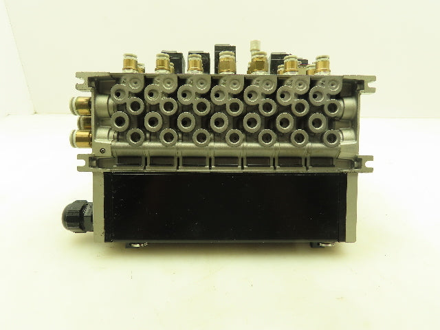 SMC VV5FS2 Plug-In 7-Station Manifold Control Unit VFS2000 Solenoid Valve Bank