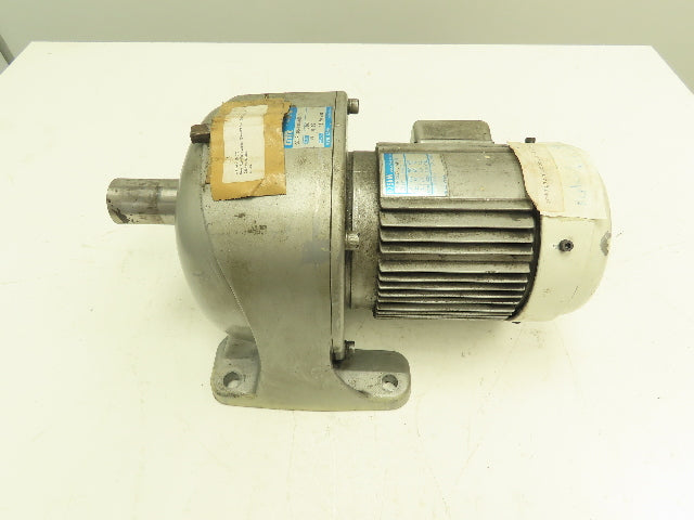 Nissei G3LB-40-160-075 GTR Gearmotor 160:1 0.75kw 220V 3 Ph 10.8 RPM DC Brake
