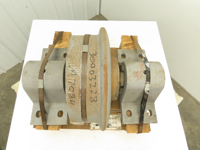 Locomotive Wheel Railway Car Tolley 14" x 4" Cast Iron Pillow Block 14x6"