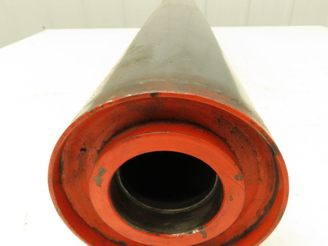 Automotion Conveyor 5"x 28.5" Crowned Drum Roller Drive Pulley Bearing Hub Bore