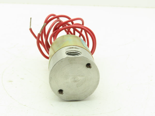 Honeywell V56DA2100 1/4" 3-Way Skinner Solenoid Valve 120VAC N.O. 100 Psi.