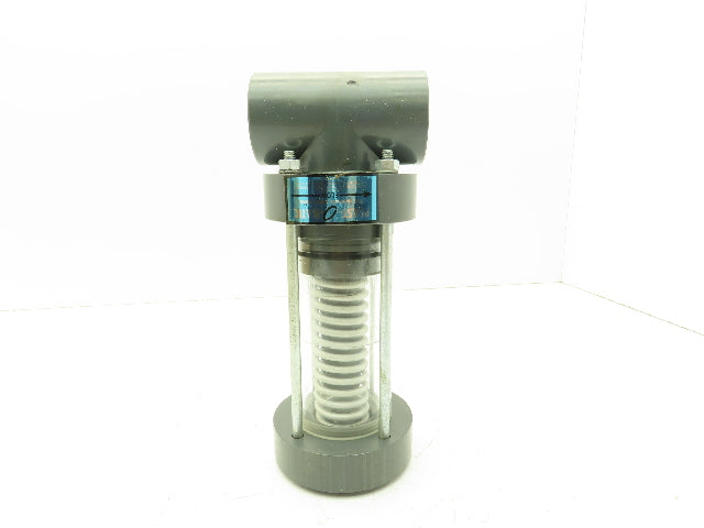 Plast-o-matic RS075V-NC 3/4" Shutoff Valve Spring Return NC Pneumatic Powered