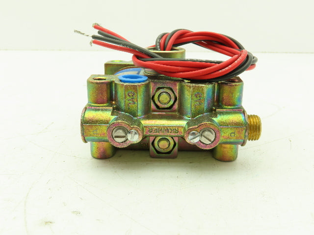Honeywell Skinner V9LCUFX1 Solenoid Valve 4-Way NC/NO 120V 50 PSI 1/4" NPT