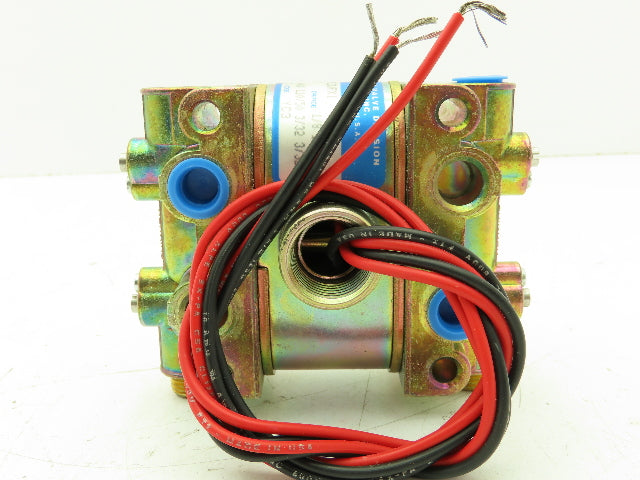 Honeywell Skinner V9LCUFX1 Solenoid Valve 4-Way NC/NO 120V 50 PSI 1/4" NPT