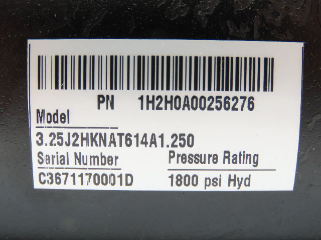Parker Series 2H Hydraulic Cylinder 3.25" Bore x 1.25" Stroke 1800 PSI Flange Mt