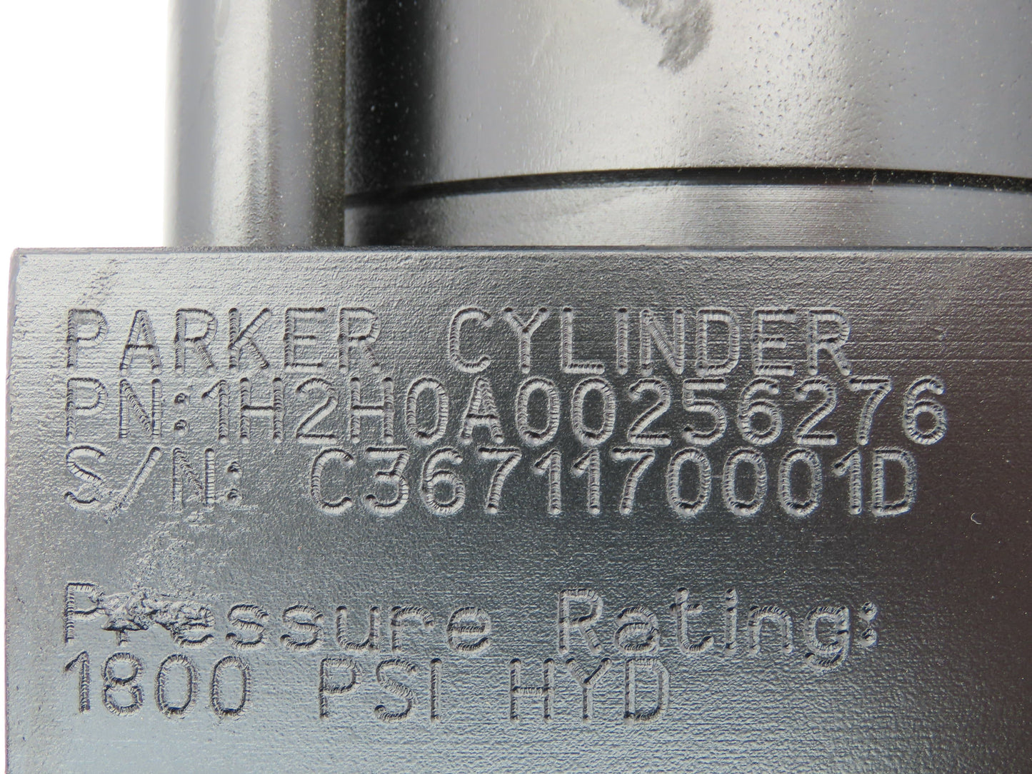 Parker Series 2H Hydraulic Cylinder 3.25" Bore x 1.25" Stroke 1800 PSI Flange Mt