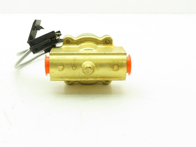 Honeywell Skinner L1RX23 Brass Solenoid Valve 3-Way NC 24VDC 150 PSI 3/8" NPT
