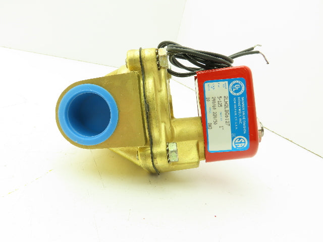 Skinner 2LH2LBG6127 Brass Solenoid Valve 2-Way NC 220/240V 125 PSI 1" NPT
