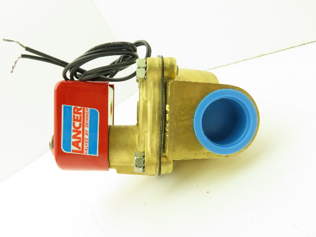 Skinner 2LH2LBG6127 Brass Solenoid Valve 2-Way NC 220/240V 125 PSI 1" NPT