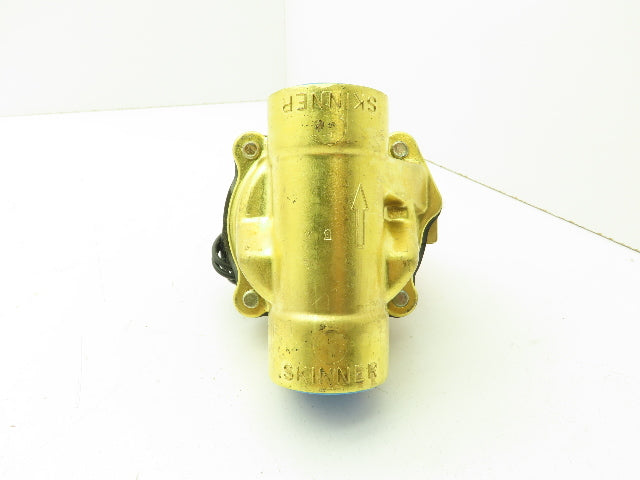 Skinner 2LH2LBG6127 Brass Solenoid Valve 2-Way NC 220/240V 125 PSI 1" NPT