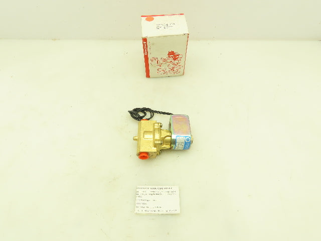 Honeywell Skinner L2LBG3300 Brass Solenoid Valve 2-Way NC 120V 300 PSI 3/8" NPT