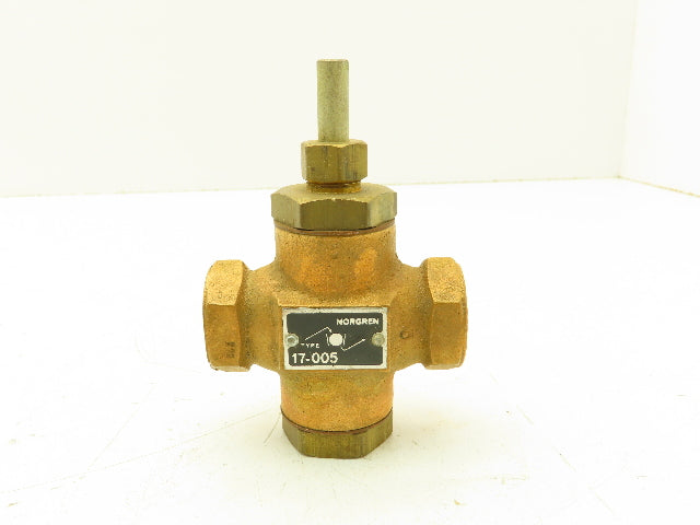 Norgren 17-005 Brass Valve 1/4" NPT