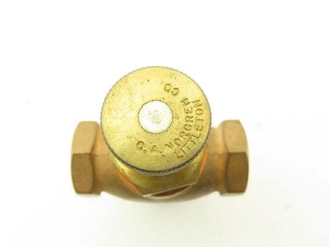 Norgren 17-005-004 Brass Valve 1/4" NPT Spring Adjustment