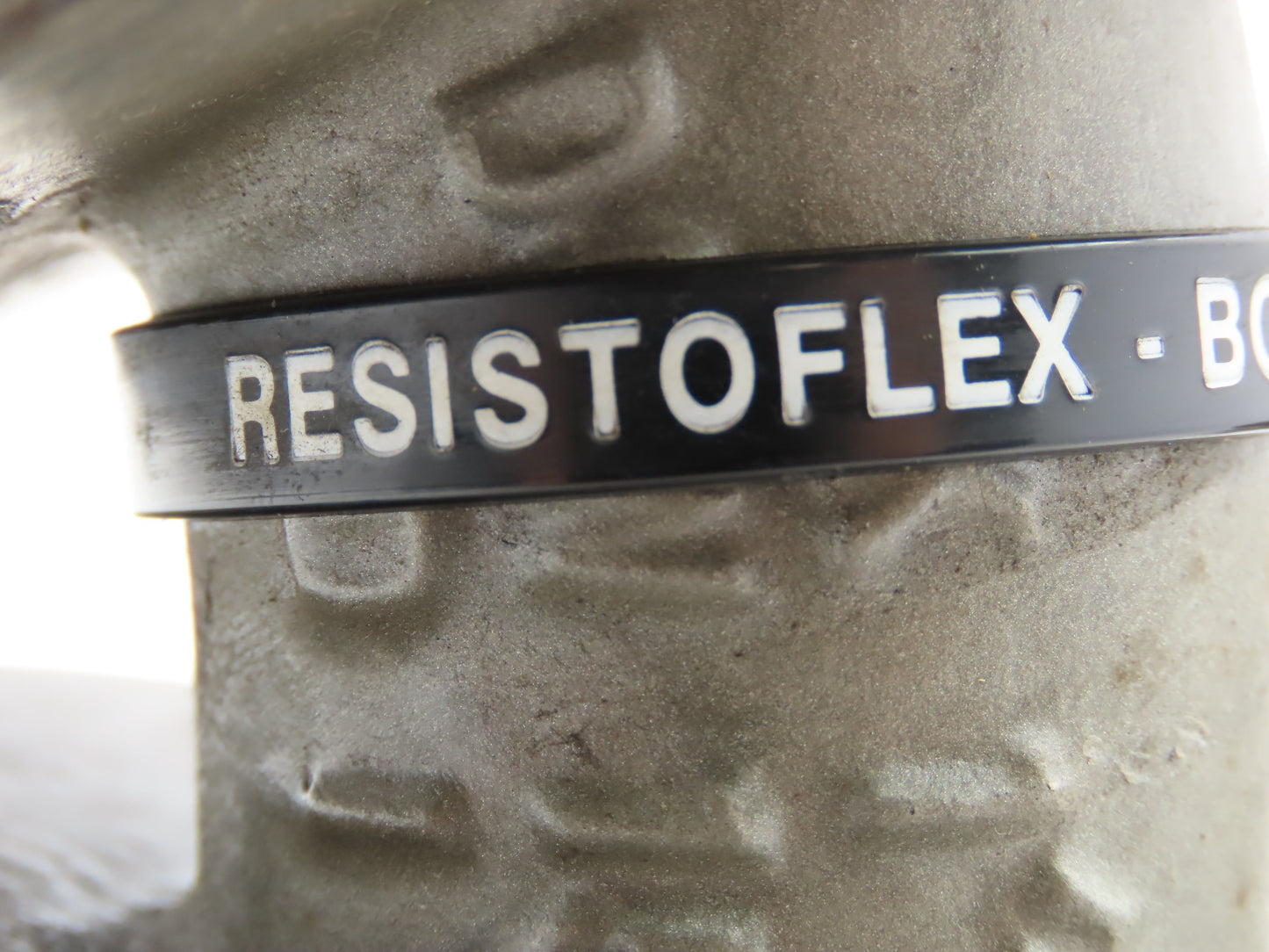 Crane Resistoflex 1" Flanged 45° Elbow PVDF Lined Pipe Fitting #150 Duct Iron