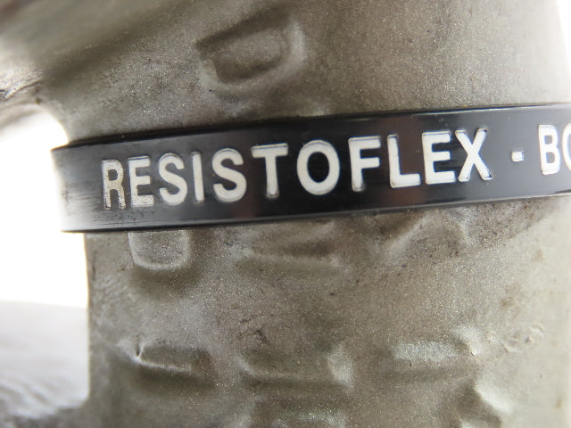 Crane Resistoflex 1" Flanged 45° Elbow PVDF Lined Pipe Fitting #150 Duct Iron