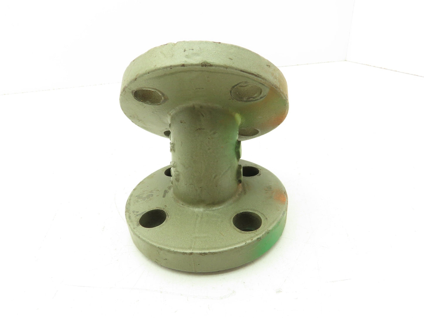Crane Resistoflex 1" Flanged 45° Elbow PVDF Lined Pipe Fitting #150 Duct Iron