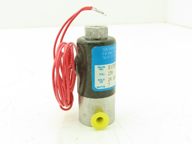 Honeywell Skinner B15DK9150 Solenoid Valve 3-Way NO 24VDC 150 PSI 1/16" NPT