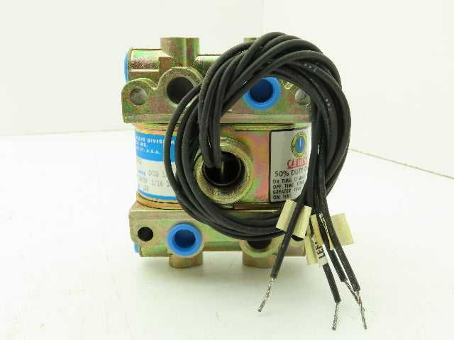 Honeywell Skinner V9NCTNX2 Solenoid Valve 4-Way NO 120V 115 PSI 1/4" NPT