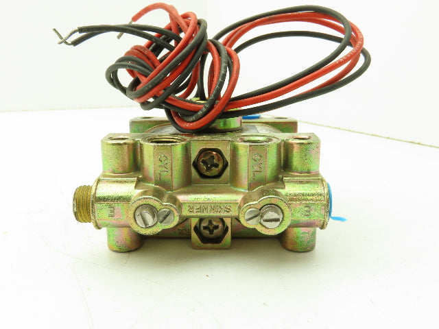 Honeywell Skinner V935DX60CN Solenoid Valve 4-Way NO 120V 50 PSI 1/4" NPT