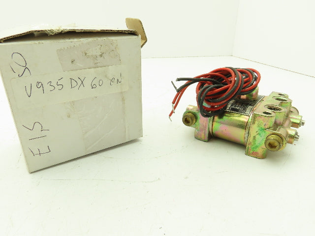 Honeywell Skinner V935DX60CN Solenoid Valve 4-Way NO 120V 50 PSI 1/4" NPT