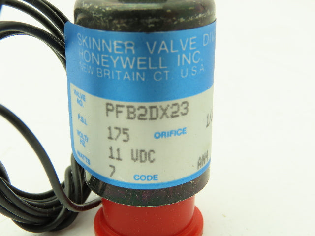 Honeywell Skinner PFB2DX23 Solenoid Valve PFB Type 11VDC 175 PSI