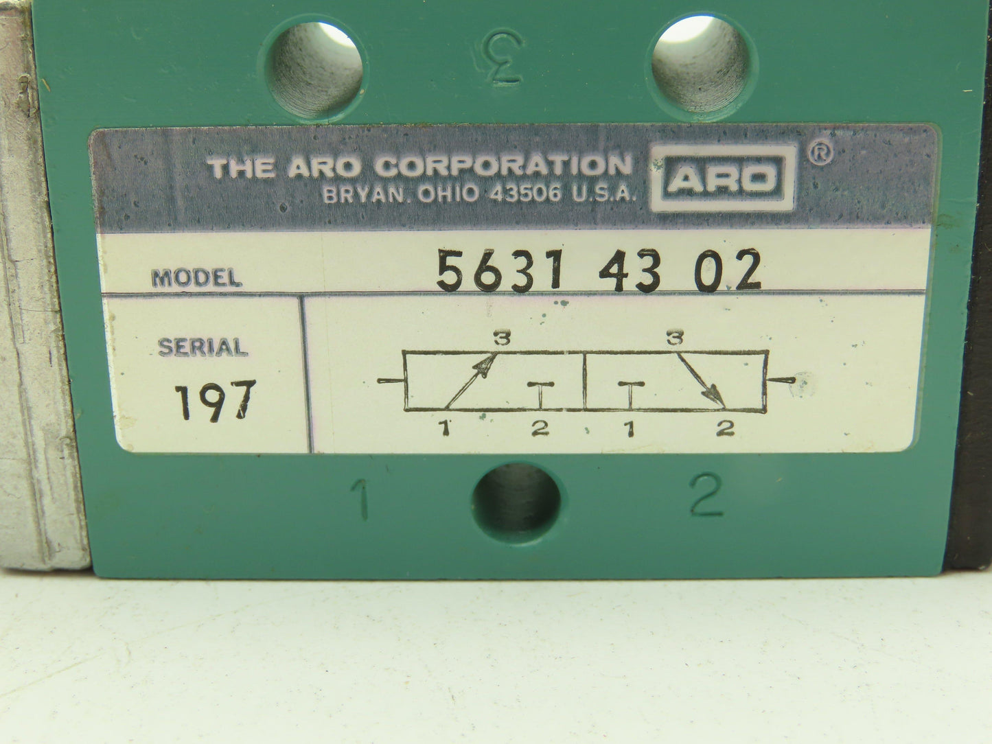 Aro 5631-43-02 Airability Pneumatic Air Limit Switch 3-Way Valve 1/4" NPT Roller
