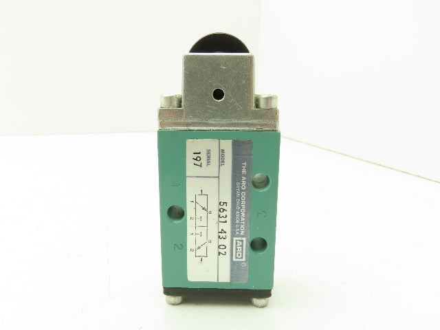 Aro 5631-43-02 Airability Pneumatic Air Limit Switch 3-Way Valve 1/4" NPT Roller
