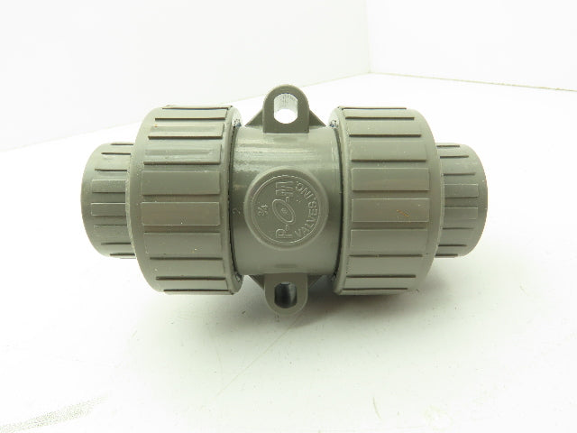 Plast-o-matic MBV075EPS-CP True Blue 3/4" NPT Socket Union Ball Valve EPDM 0.75"