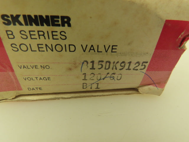 Honeywell Skinner B15DK9125 Solenoid Valve 3-Way NC 120V 120 PSI 1/16" NPT