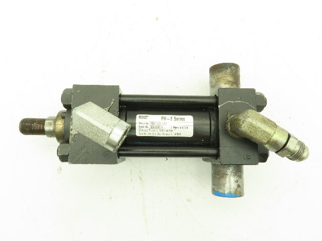 Parker PH-2 Series Hydraulic Cylinder 2" Bore 2.5" Stroke 3000 PSI Trunnion Mt
