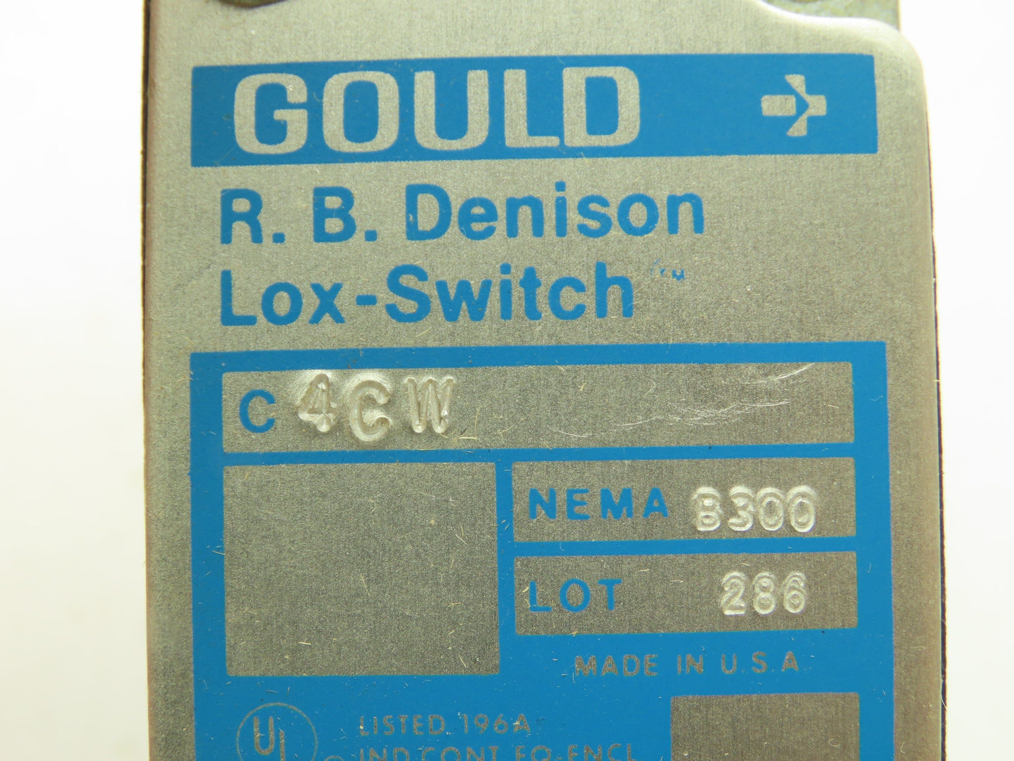 RB Denison C4CW Lox-Switch Limit Switch Spring Wire Arm