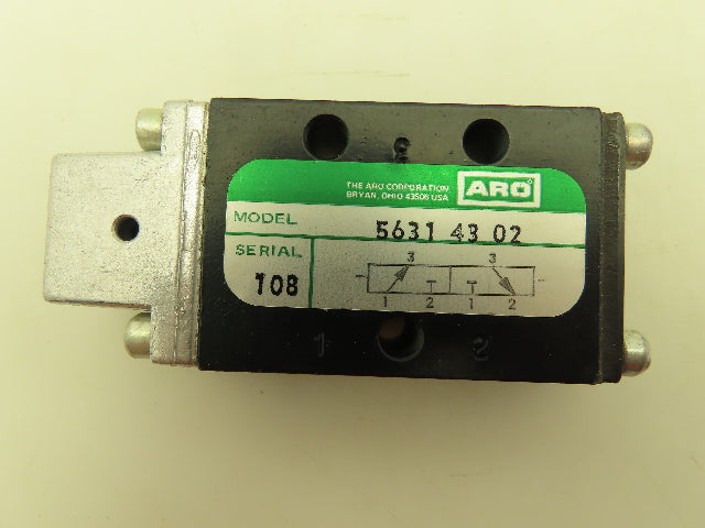 Aro 5631 43 02 Pneumatic Air Spool Limit Switch 3 Way 1/4" NPT Roller Arm