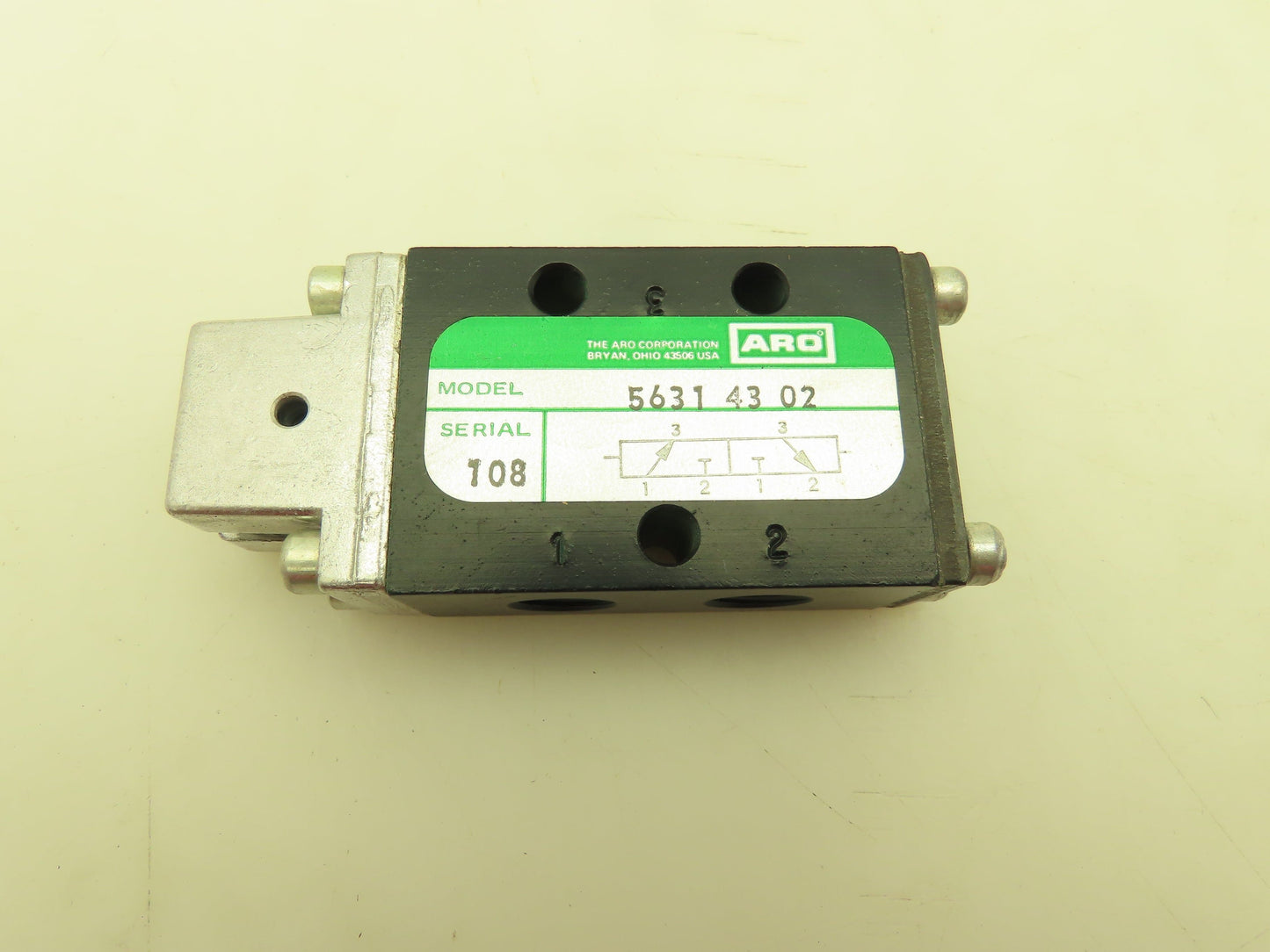Aro 5631 43 02 Pneumatic Air Spool Limit Switch 3 Way 1/4" NPT Roller Arm