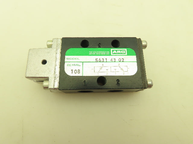 Aro 5631 43 02 Pneumatic Air Spool Limit Switch 3 Way 1/4" NPT Roller Arm