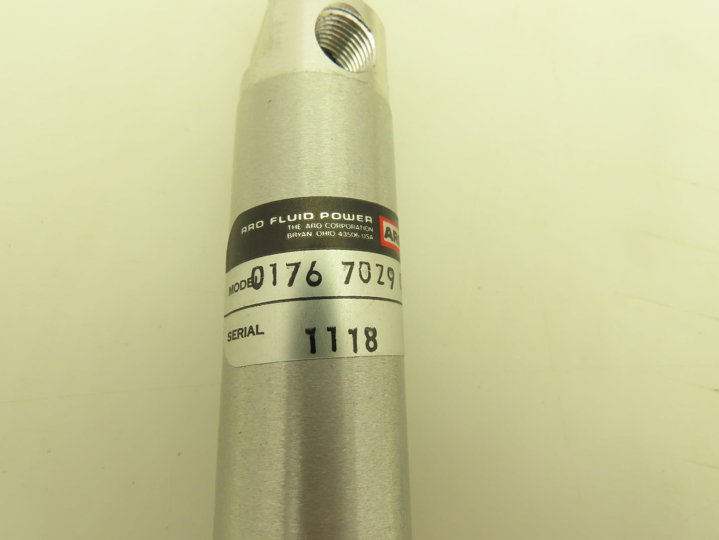 Aro 01767029002 Pneumatic Air Cylinder 1/4" 0.25" Stroke 3/4" Bore Spring Extend